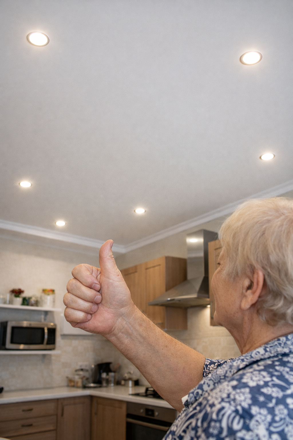 Матовый потолок на кухню 10м2